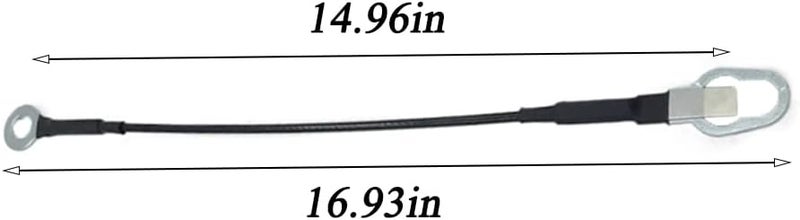 DSkoiph 1 Pair Tailgate Cable Tailgate Lift Support Cables Compatible with Ford Ranger 1993-2008 Mazda B2300 B3000 B4000 1994-2007 Lift Gate Support Straps Pickup - Image 3